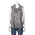 Women's Angels Cowlneck Marled Sleeveless Top, Size: Small, Oxford