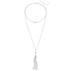 Lc Lauren Conrad Starburst Layered Choker Necklace, Women's, White