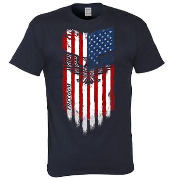 Big & Tall Americana Phoenix Rising Tee, Men's, Size: Xl Tall, Blue (navy)