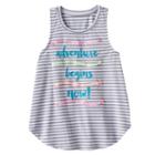 Girls 7-16 & Plus Size So&reg; Curved Hem Swing Tank Top, Girl's, Size: 16 1/2, Med Grey