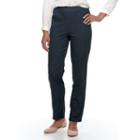 Women's Croft & Barrow&reg; Pull-on Pants, Size: Xs Short, Blue
