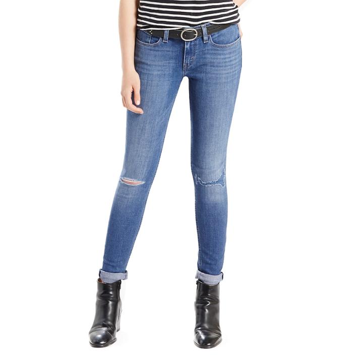 Women's Levi's&reg; 535&trade; Super Skinny Jeans, Size: 33(us 16)m, Med Blue