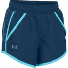Girls 7-16 Under Armour Navy Fly By Shorts, Girl's, Size: Small, Ovrfl Oth