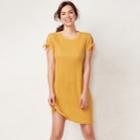Women's Lc Lauren Conrad Tie-sleeve Swing Dress, Size: Large, Gold