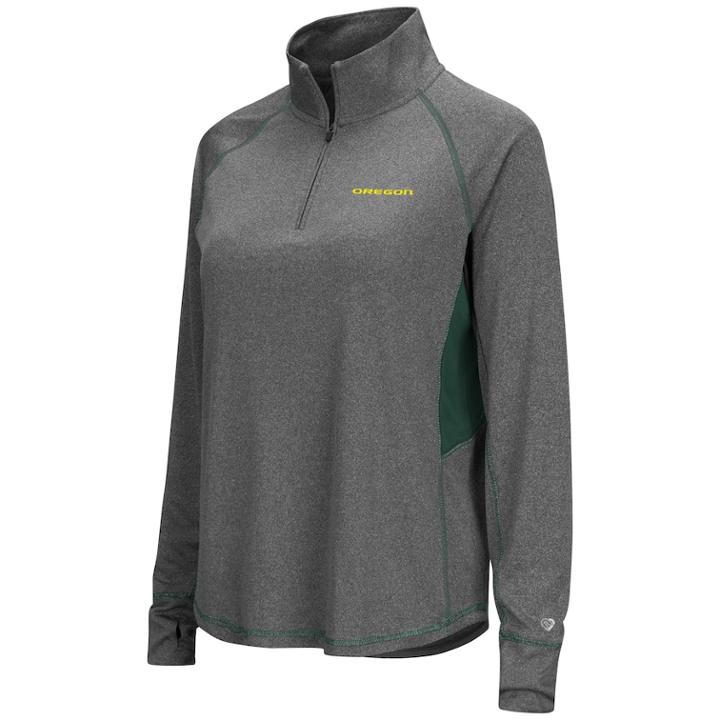 Women's Oregon Ducks Sabre Pullover, Size: Small, Light Grey