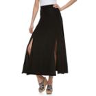 Women's Jennifer Lopez Slit Maxi Skirt, Size: Small, Black