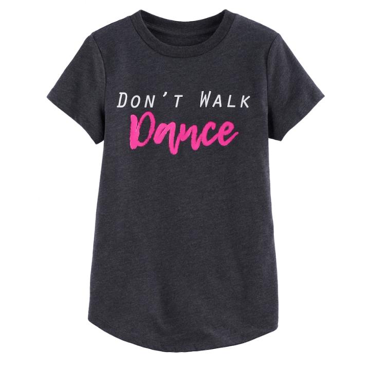 Girls 4-10 Jumping Beans&reg; Don't Walk, Dance Tee, Size: 5, Orange Oth