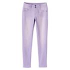 Girls 7-16 So&reg; Double Button Jegging Skinny Jeans, Size: 16, Brt Purple