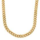 Yellow Immersion-plated Stainless Steel Curb Chain Necklace - 24-in. - Men, Multicolor