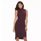 Women's Apt. 9&reg; Mockneck Sheath Dress, Size: Xxl, Oxford