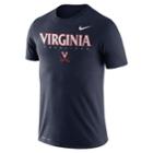 Men's Nike Virginia Cavaliers Facility Tee, Size: Xl, Blue (navy)