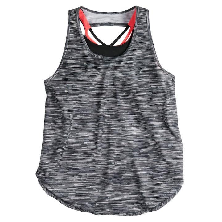 Girls 7-16 So&reg; Strappy Tank Top With Built-in Bra, Size: 16, Oxford