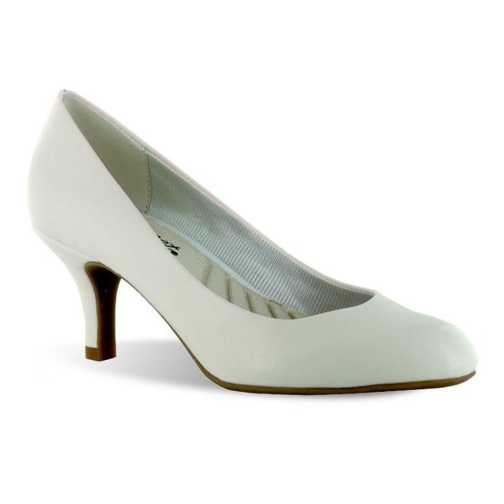 Easy Street Passion Women's Dress Heels, Size: Medium (5), White Oth