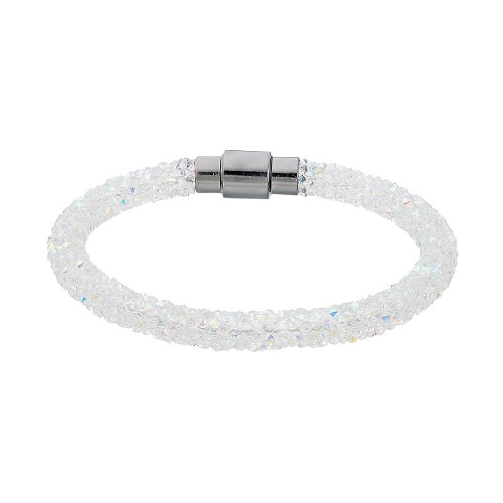 Simply Vera Vera Wang Faceted Stone Bracelet, Women's, White