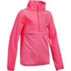 Girls 7-16 Under Armour Phenom Fleece 1/2-snap Pullover, Size: Large, Penta Pink Black