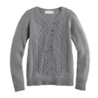 Girls 7-16 & Plus Size Pink Republic Embellished Cable Knit Sweater, Size: Xl, Grey Other