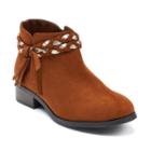 So&reg; Becky Girls' Ankle Boots, Size: 13, Brown