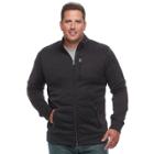 Big & Tall Sonoma Goods For Life&trade; Full-zip Fleece Jacket, Men's, Size: 4xb, Black