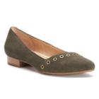 Sonoma Goods For Life&trade; Women's Suede Flats, Size: 8, Med Green