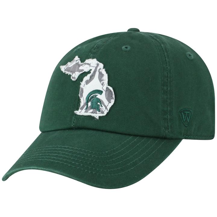 Adult Top Of The World Michigan State Spartans Slove Cap, Women's, Dark Green