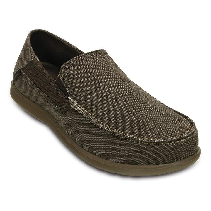 Crocs Santa Cruz 2 Luxe Men's Loafers, Size: 8, Lt Brown