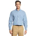 Men's Izod Premium Essentials Classic-fit Plaid Button-down Shirt, Size: Large, Blue