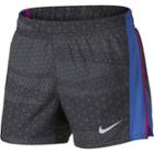 Girls 7-16 Nike Dri-fit Printed Running Shorts, Size: Medium, Dark Grey