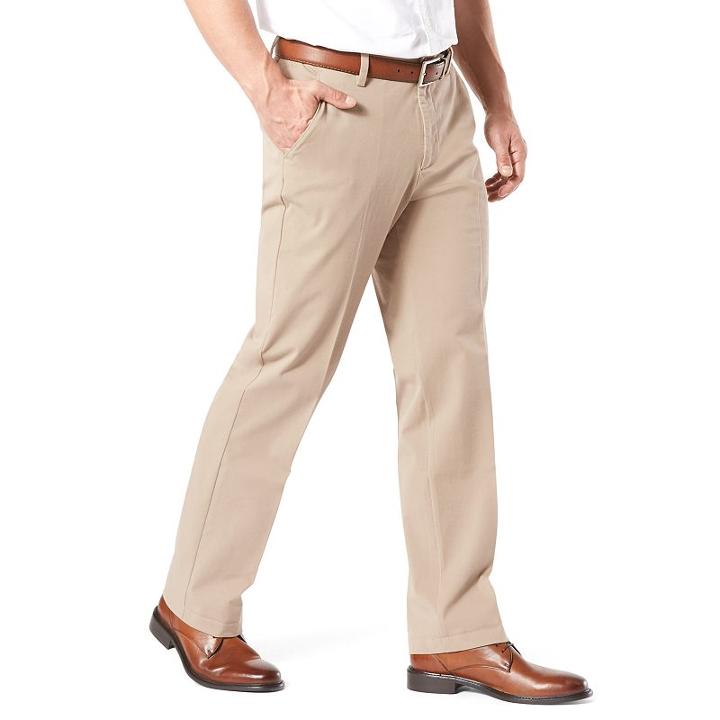 Men's Dockers&reg; Smart 360 Flex Classic-fit Workday Khaki Pants D3, Size: 38x36, Dark Beige
