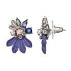 Simply Vera Vera Wang Purple Nickel Free Flower Cluster Drop Earrings, Women's, Multicolor