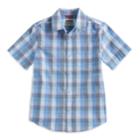 Boys 8-20 Urban Pipeline&reg; Max Wear Yard-dyed Button-front Shirt, Size: Xl, Turquoise/blue (turq/aqua)