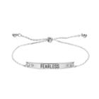Lc Lauren Conrad Fearless Bar Bolo Bracelet, Women's, Silver