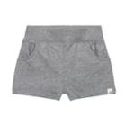 Toddler Girl Burt's Bees Baby Organic French Terry Shorts, Size: 3t, Light Grey