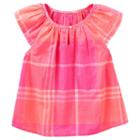 Girls 4-8 Oshkosh B'gosh&reg; Print Keyhole-accent Top, Girl's, Size: 6x, Ovrfl Oth