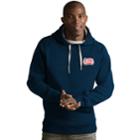 Men's Antigua New England Revolution Victory Pullover Hoodie, Size: Xl, Blue (navy)
