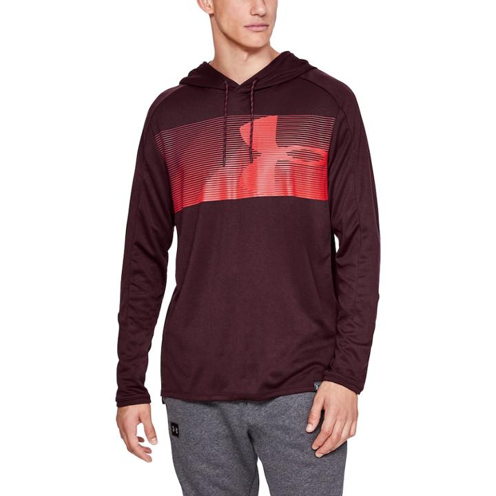 Men's Under Armour Lighter Longer Pull-over Hoodie, Size: Xl, Red