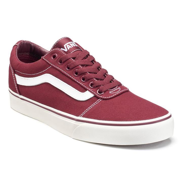 Vans Ward Men's Skate Shoes, Size: Medium (9.5), Dark Red