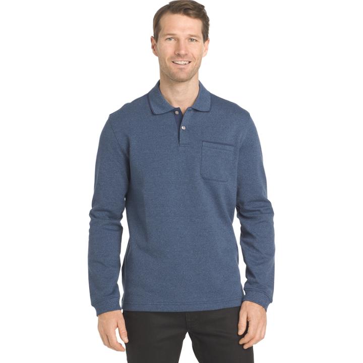 Big & Tall Van Heusen Flex Classic-fit Stretch Polo, Men's, Size: 3xb, Blue Other