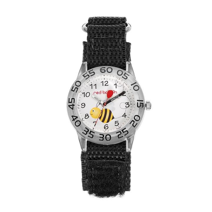 Red Balloon Kids' Time Teacher Bee Watch, Kids Unisex, Black