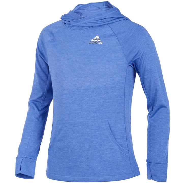 Girls 7-16 Adidas Climalite Melange Hoodie Sweatshirt, Size: Small, Lt Purple