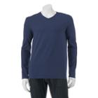 Men's Apt. 9&reg; V-neck Tee, Size: Medium, Blue