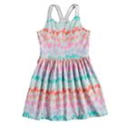 Girls 4-12 Sonoma Goods For Life&trade; Braided Strap Skater Dress, Size: 5, Light Grey
