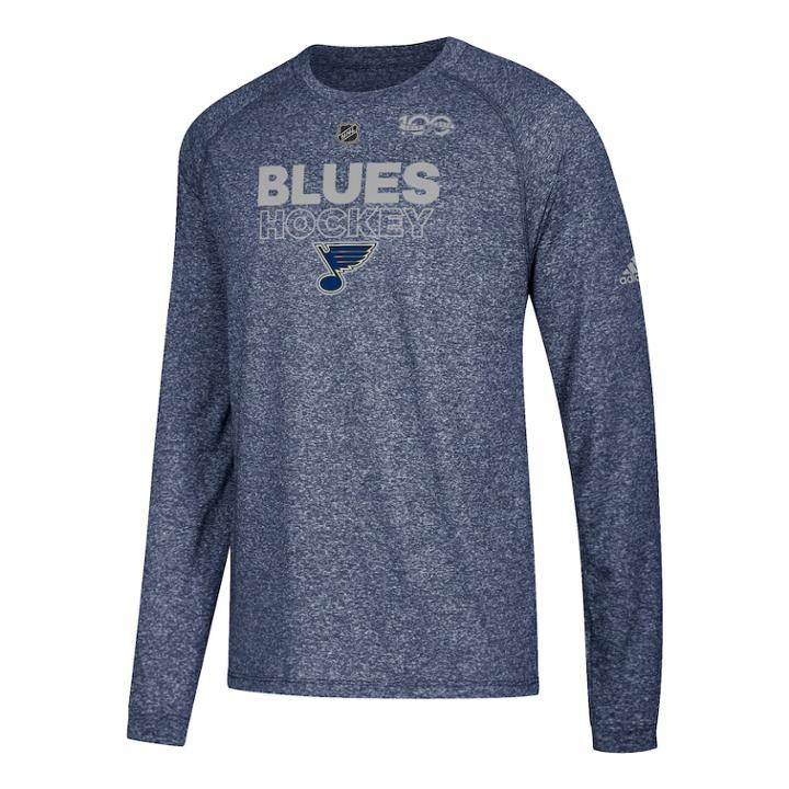 Men's Adidas St. Louis Blues Primary Position Tee, Size: Large, Blue