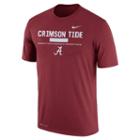 Men's Nike Alabama Crimson Tide Legend Staff Dri-fit Tee, Size: Medium, Red Other