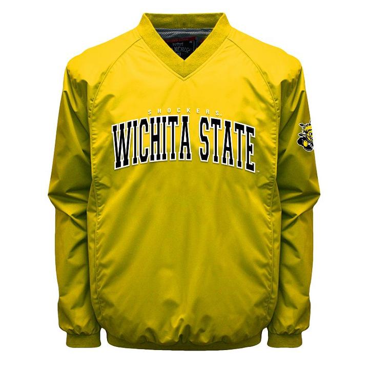 Men's Franchise Club Wichita State Shockers Coach Windshell Jacket, Size: Xl, Gold