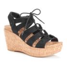 Sonoma Goods For Life&trade; Lenix Women's Wedge Sandals, Size: Medium (6), Black