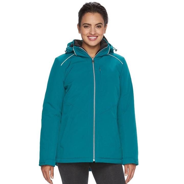 Women's Zeroxposur Imani Stretch Hooded Jacket, Size: Medium, Turquoise/blue (turq/aqua)