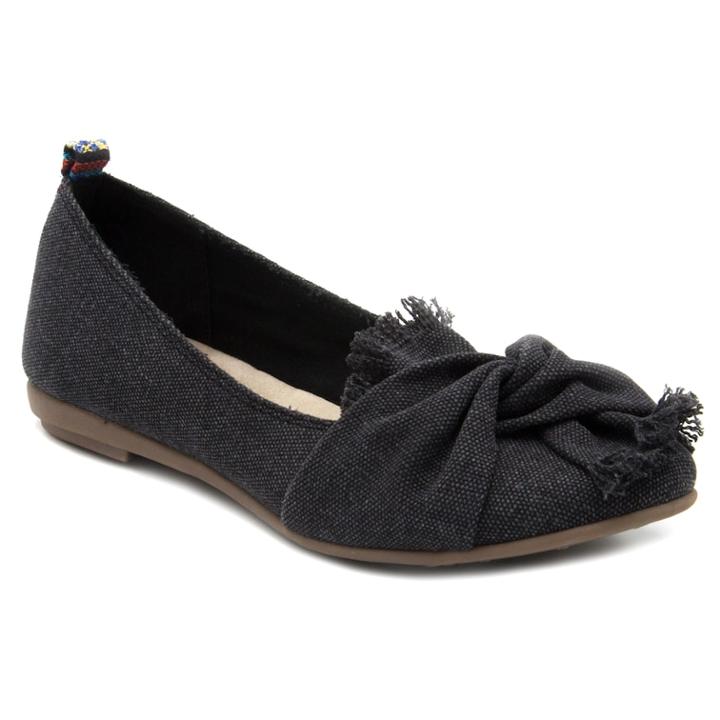 Sugar Bounty Women's Flats, Size: Medium (9), Black