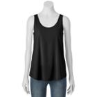 Juniors' Pink Republic High-low Tank Top, Kids Unisex, Size: Medium, Black