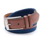 Men's Izod Braided Belt, Size: 34, Blue (navy)