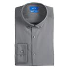 Men's Apt. 9&reg; Slim-fit Stretch Spread-collar Dress Shirt, Size: 16.5-32/33, Dark Grey